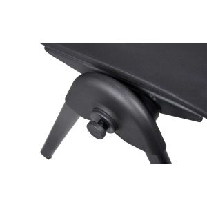 Посетителски стол RFG Sweet Black, полипропилен, до 120 kg, черен, 4 броя в комплект