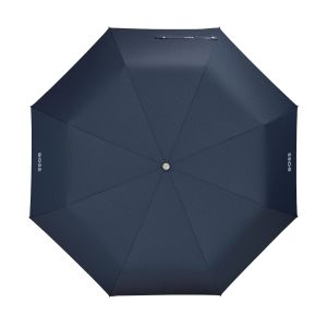 Hugo Boss Чадър Pocket Double B, сгъваем, тъмносин