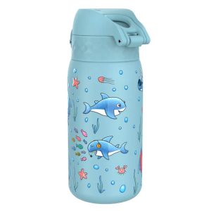 Бутилка за вода ION8 Print, метална 400ml Sharks