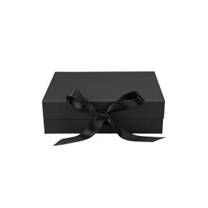 Office 1 Кутия Gift Box, с магнитно затваряне, сгъваема, 33 х 27 х 12 cm, черна