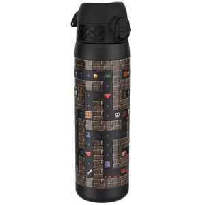 Бутилка за вода ION8 Print, метална 600ml Games