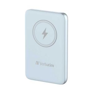 Външна батерия Verbatim Charge 'n' Go, магнитна, 10000 mAh, USB Type-C, синя