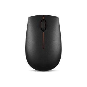 Мишка Lenovo 300, безжична, USB, AA, черна