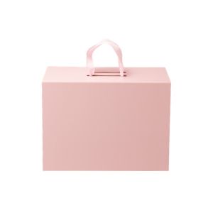Office 1 Кутия Handle, сгъваема, 38 х 28 х 13.5 cm, с дръжки, розова