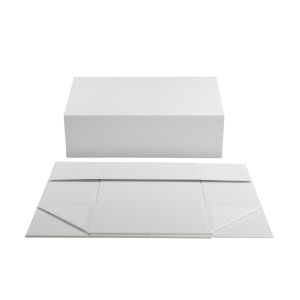 Office 1 Кутия Colorful, с магнитно затваряне, сгъваема, 35 х 20.5 х 11.3 cm, бяла