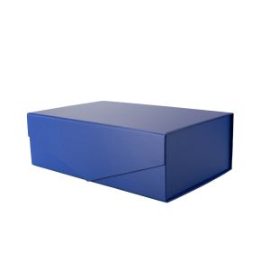 Office 1 Кутия Matt, с магнитно затваряне, сгъваема, 31 х 20 х 10 cm, тъмносиня