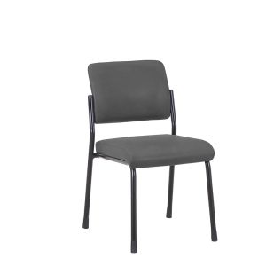 Посетителски стол RFG Solid M, текстил, метална основа, до 150 kg, сив, 4 броя в комплект