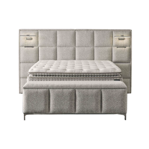 Тапицирана спалня с матрак I SLEEP 160 х 200 - шампанско 318