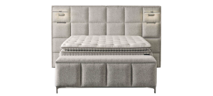Тапицирана спалня с матрак I SLEEP 160 х 200 - шампанско 318
