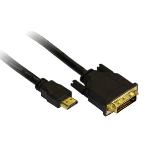 Кабел Vcom DVI 24+1 DualLink/HDMI M CG481G 2м
