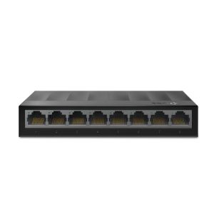 Комутатор TP-Link RJ-45, 8 порта, 16 Gbps, 10/100/1000 Mbps, черен