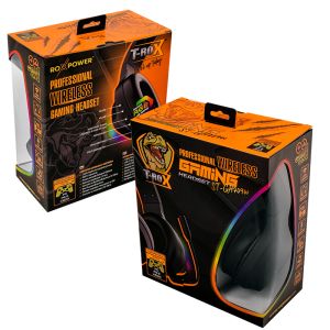 Безжични гейминг слушалки ROXPOWER T-ROX ST-GH709W