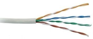 Kабел DAHUA UTP Cat5e 24AWG/CCA бял ролка 305м