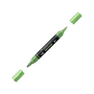 Faber-Castell Акрилен маркер Multimark, № 298, сивозелен металик