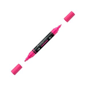 Faber-Castell Акрилен маркер Multimark, № 253, неоноворозов