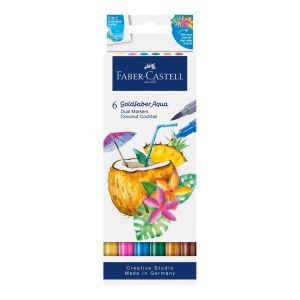 Faber-Castell Маркер Goldfaber Aqua Dual, Coconut, 6 броя