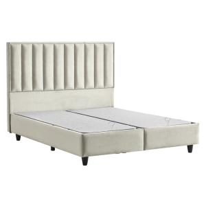 Тапицирана спалня с матрак PERRY LUX 140 x 200 - крем 01