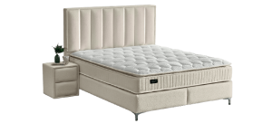 Тапицирана спалня с матрак MINI MOONLIGHT 140 х 200 - крем 01