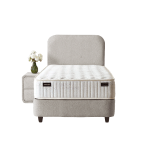 Тапицирано легло с матрак COMO PRO 90 x 200 - перла SY