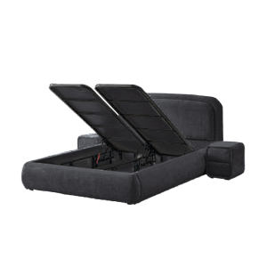 Тапицирана спалня с матрак NOVA 180 x 200 - антрацит 18