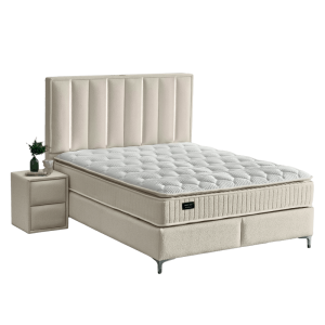 Тапицирана спалня с матрак MINI MOONLIGHT 180 х 200 - бежов 02