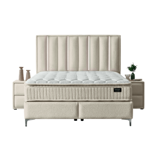 Тапицирана спалня с матрак MINI MOONLIGHT 180 х 200 - бежов 02