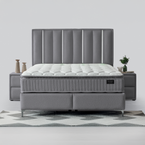 Тапицирана спалня с матрак MINI MOONLIGHT 140 х 200 - графит 16