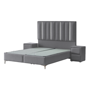 Тапицирана спалня с матрак MINI MOONLIGHT 140 х 200 - графит 16