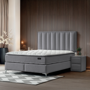 Тапицирана спалня с матрак MINI MOONLIGHT 140 х 200 - графит 16