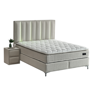 Тапицирана спалня с матрак MINI MOONLIGHT 180 х 200 - крем 01