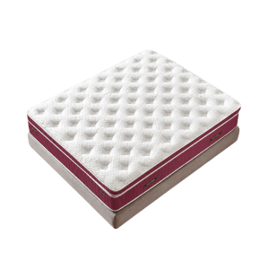 Тапицирана спалня с матрак MINI PUZZLE 160 х 200 - бордо 59