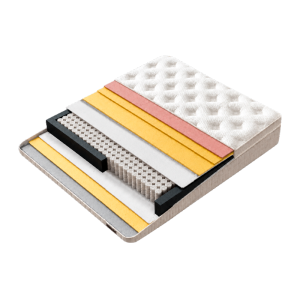 Тапицирана спалня с матрак MINI PUZZLE 160 х 200 - бежов 04