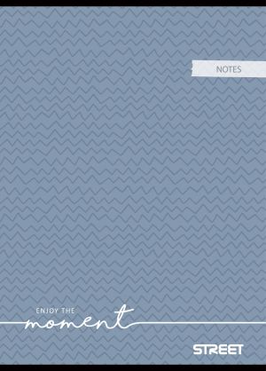 Тетрадка Street, А4, бели листа, 54л, Notes