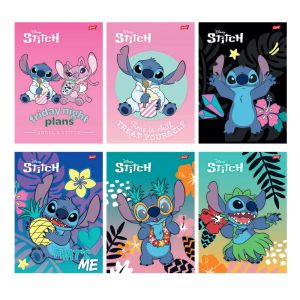Тетрадка A4 Lilo&Stitch, малки квадратчета, 54л