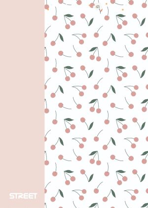 Тетрадка Street, А4, бели л, 42л, PP корици, BLOSSOM