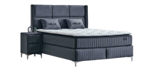 Тапицирана спалня с матрак BELLA 180 x 200 - антрацит 29