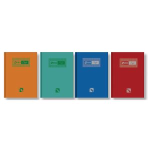 Тетрадка Deis А4, 120л,  редове, шита, твърди корици 01653
