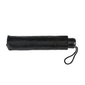 Office 1 Чадър, сгъваем, с пластмасова дръжка, 96 cm, черен