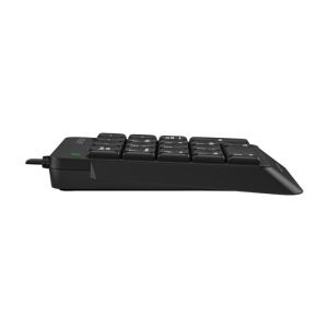 Клавиатура A4Tech FK13P, Numpad, с цифри, USB, 1.5 m кабел, черна
