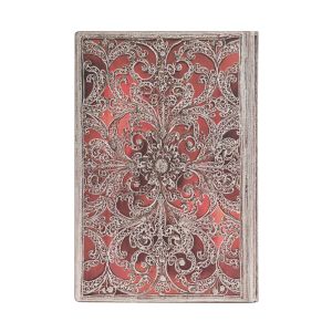 Paperblanks Тефтер Garnet, Mini, широки редове, мека корица, 104 листа