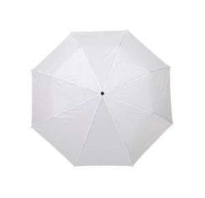 Office 1 Чадър, сгъваем, с пластмасова дръжка, 96 cm, бял