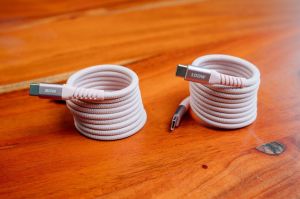 Кабел Verbatim Sync&Charge, магнитен, USB Type-C, 100 W, 120 cm, розов