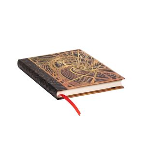 Paperblanks Тефтер The Chain Spiral, Midi, широки редове, твърда корица, 72 листа