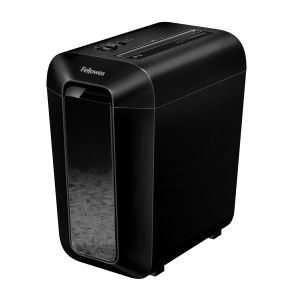 Шредер за унищожаване на документи Fellowes Powershred LX65, P-4, Cross-Cut, черен, обем на коша 22 L, време за почивка 20 мин
