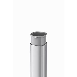 Четка за тоалетна Eko Sterling, 9.8 х 10.5 х 37.6 cm, инокс