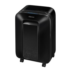 Шредер за унищожаване на документи Fellowes Powershred LX201, Microcut, 22 L, черен, P-5, време за работа 10 мин, Micro-Cut