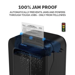 Шредер за унищожаване на документи Fellowes Powershred LX201, Microcut, 22 L, черен, P-5, време за работа 10 мин, Micro-Cut
