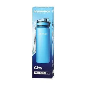 Aquaphor Бутилка City, филтрираща, тританова, 500 ml, синя