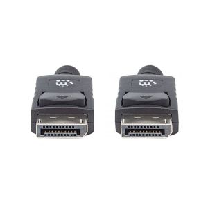 Кабел Manhattan DisplayPort Male/DisplayPort Male, 2 m, черен