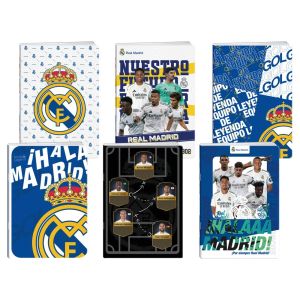 Тетрадка Best Buy Real Madrid Premium, A4, малки квадратчета 5 x 5 mm, офсетова хартия, 50 листа